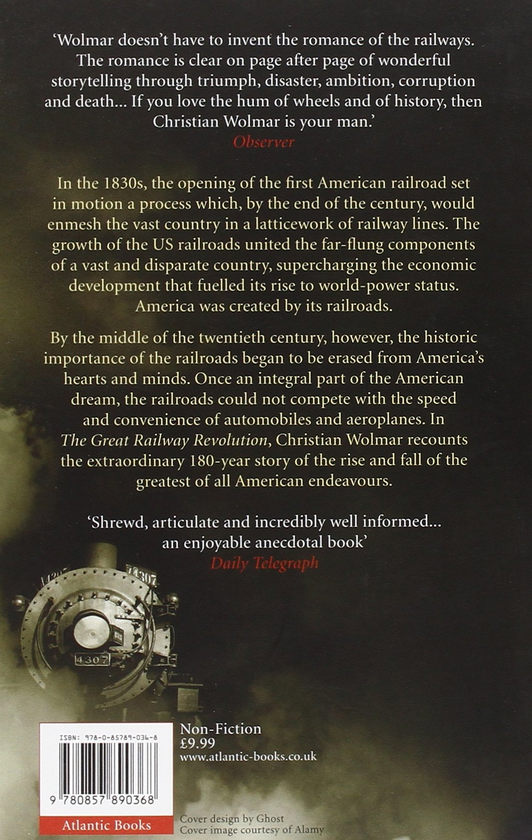 Бумажная книга «The Great Railroad Revolution. The History of Trains in America», автор Кристиан Вольмар - фото №1