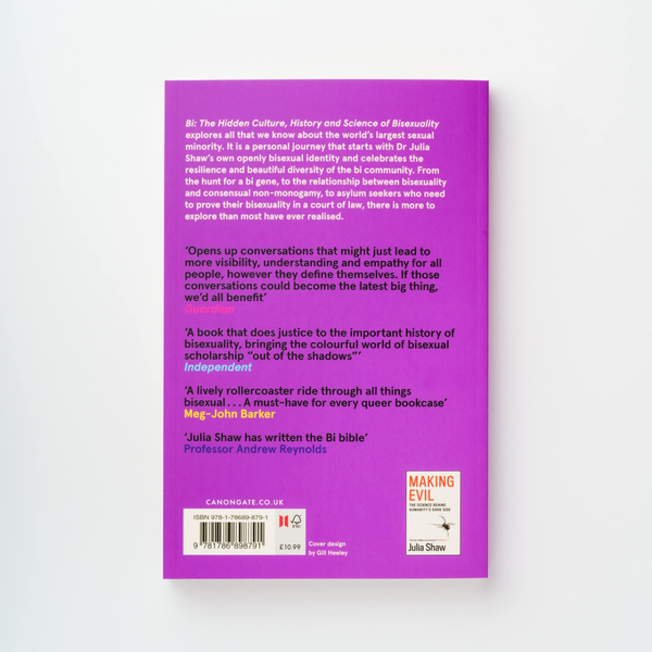 Бумажная книга «Bi. The Hidden Culture, History, and Science of Bisexuality», автор Юлия Шоу - фото №1
