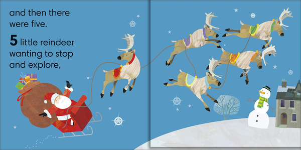 Бумажная книга «Jonny Lambert's Ten Little Reindeer», автор Джонатан Ламберт - фото №1
