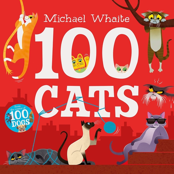 Паперова книга «100 Cats», автор Майкл Вайте - фото №1