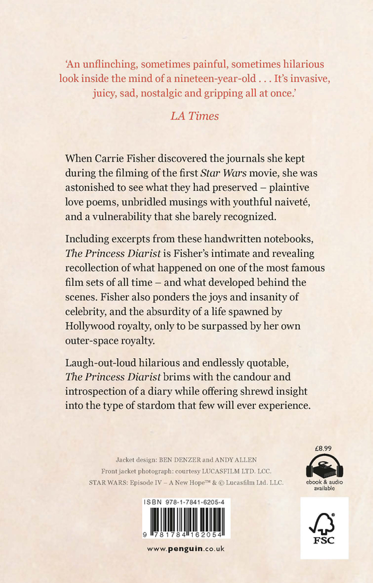 Бумажная книга «The Princess Diarist», автор Кэрри Фишер - фото №1