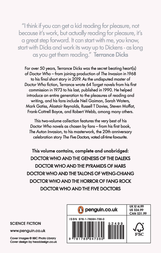 Бумажная книга «The Essential Terrance Dicks Volume 2», автор Терренс Дикс - фото №1