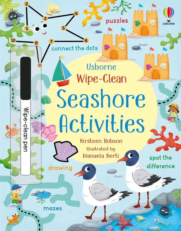 [object Object] «Wipe-Clean Seashore Activities», автор Кирстин Робсон - фото №1