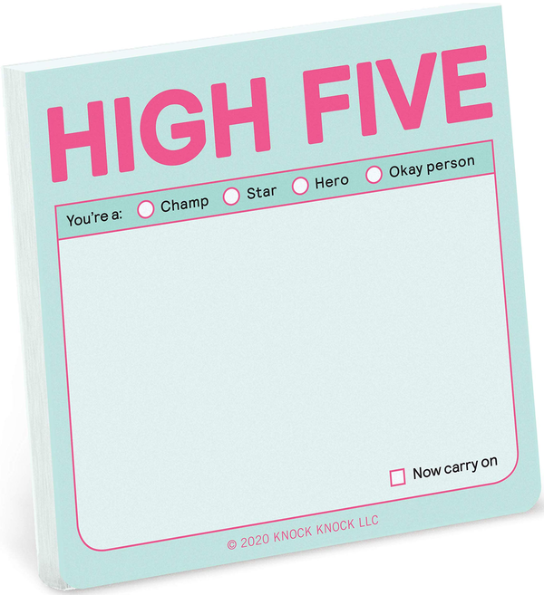 Паперова книга «High Five Sticky Notes» - фото №1