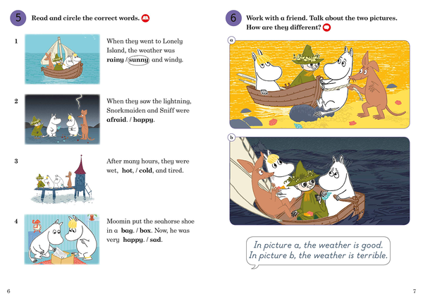 Бумажная книга «Moomin. The Song of the Sea Activity Book. Ladybird Readers Level 3 » - фото №1