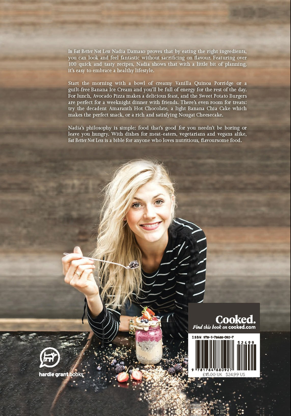 Паперова книга «Eat Better Not Less», автор Надя Дамасо - фото №1
