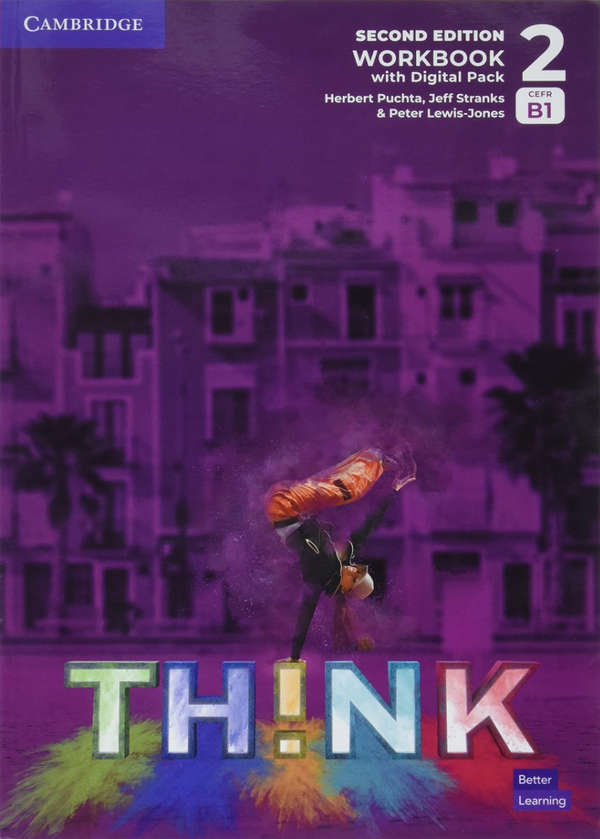 [object Object] «Think. Level 2 (B1). Workbook (with Digital Pack British English)», авторів Герберт Пухта, Пітер Льюїс-Джонс, Джефф Стренкс - фото №1