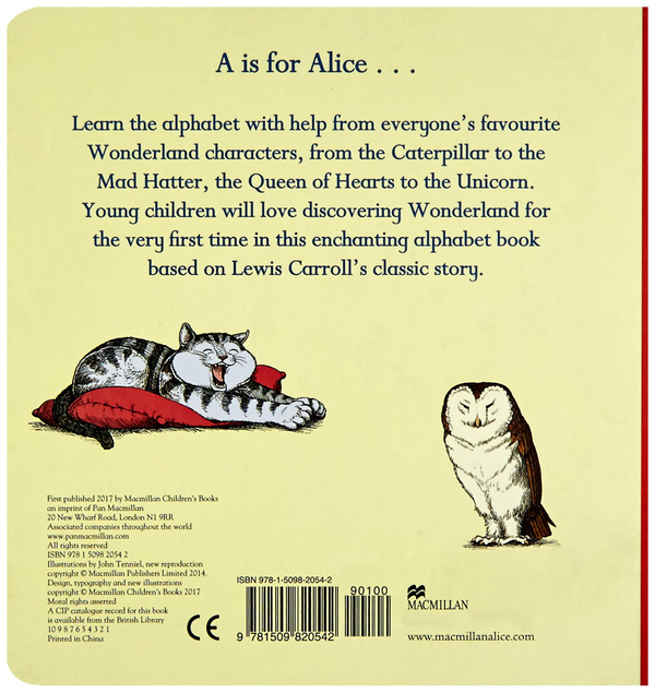 Бумажная книга «A is for Alice: An Alphabet Book», автор Льюис Кэрролл - фото №1