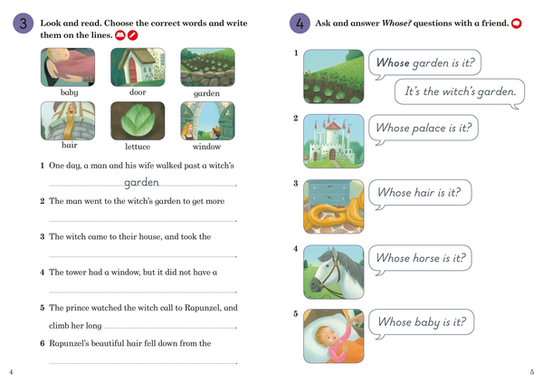[object Object] «Ladybird Readers. Level 3. Rapunzel. Activity Book» - фото №3 - миниатюра