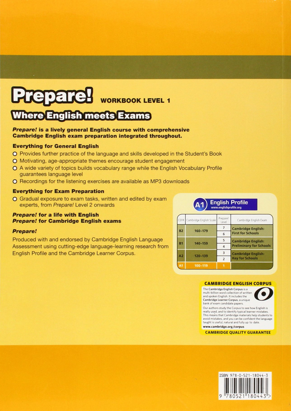 [object Object] «Cambridge English Prepare! Level 1. Workbook with Audio», автор Керолайн Чапман - фото №2 - мініатюра