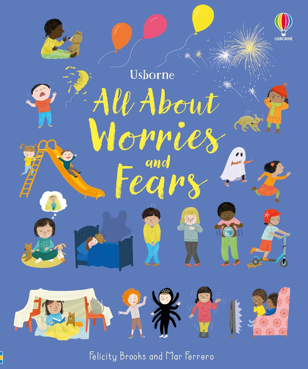 Паперова книга «All About Worries and Fears», автор Фелісіті Брукс - фото №1