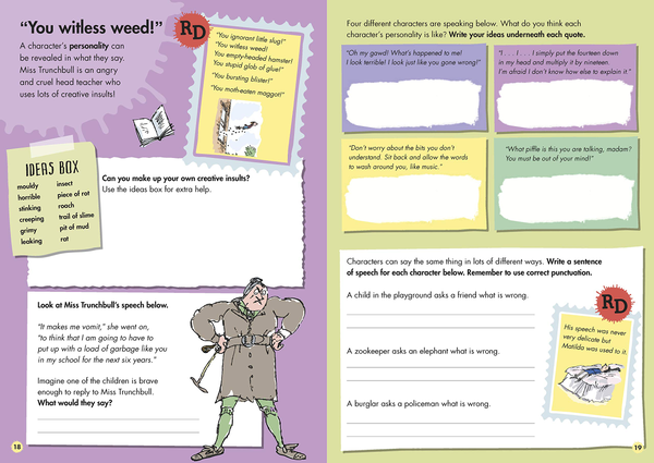 [object Object] «Roald Dahl’s Creative Writing with Matilda. How to Write Spellbinding Speech» - фото №3 - миниатюра