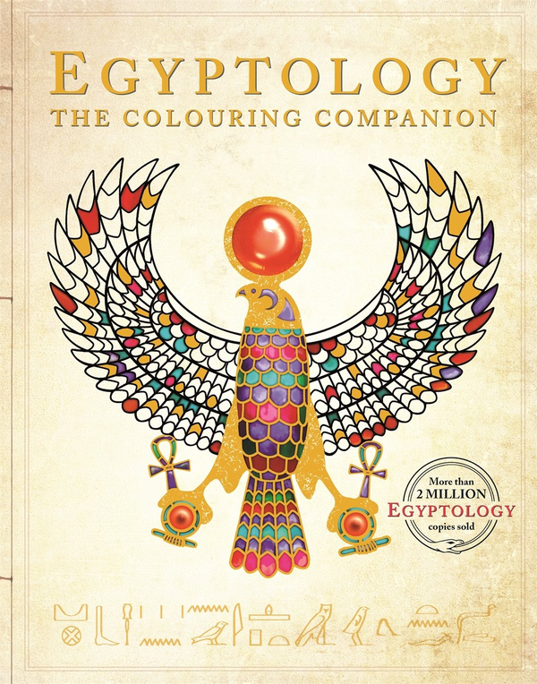 Паперова книга «Egyptology: The Colouring Companion», автор Eрнест Дрейк - фото №1