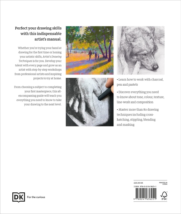 Паперова книга «Artist's Drawing Techniques» - фото №1