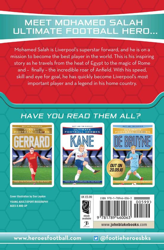 Бумажная книга «Salah (Ultimate Football Heroes)», авторов Мэтт Олдфилд, Том Олдфилд - фото №1