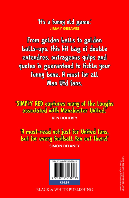 Паперова книга «Simply Red. The Funny Book of Manchester United», автор Джон Скаллі - фото №1