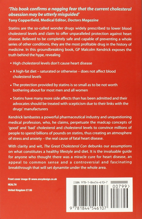 Бумажная книга «The Great Cholesterol Con», автор Малкольм Кендрик - фото №1