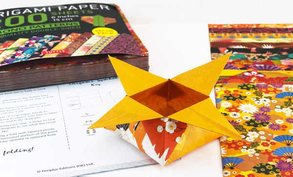 Паперова книга «Origami Paper 200 sheets Kimono Patterns 15 cm» - фото №1