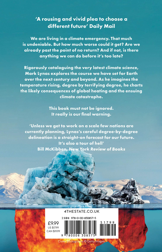 Бумажная книга «Our Final Warning. Six Degrees of Climate Emergency», автор Марк Лайнас - фото №1