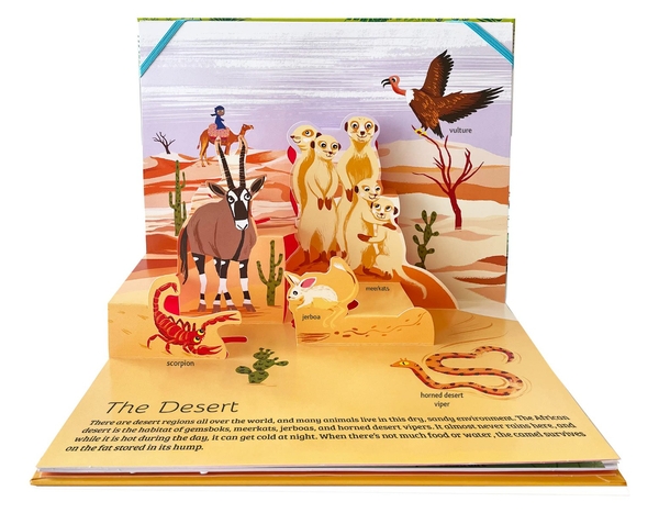 Бумажная книга «The Pop-Up Guide. Animals», автор Мод Пулен - фото №1