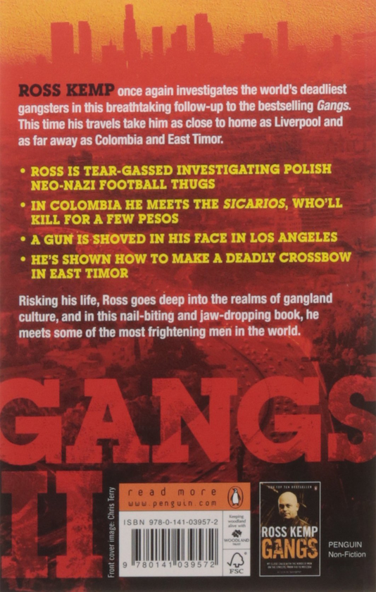 Паперова книга «Gangs II. More Encounters with the World's Most Dangerous Gangsters», автор Росс Кемп - фото №1
