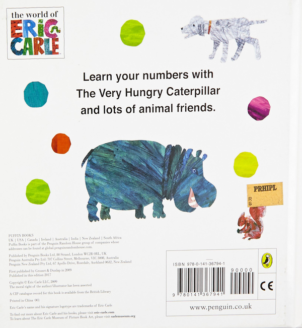 Бумажная книга «The Very Hungry Caterpillar's 123», автор Эрик Карл - фото №1