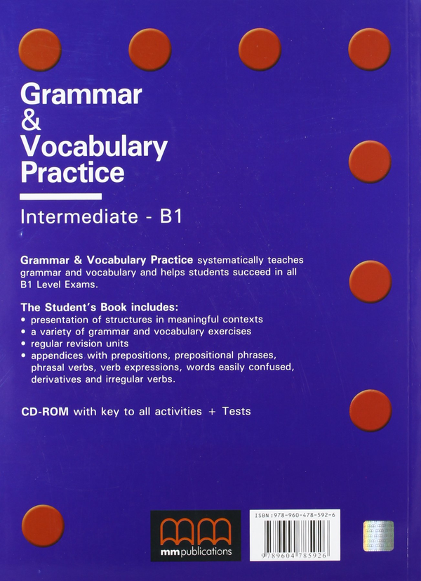 Паперова книга «Grammar & vocabulary practice. Intermediate B1. CD Audio» - фото №1