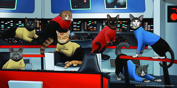 Бумажная книга «Star Trek Cats», автор Дженни Паркс - фото №1