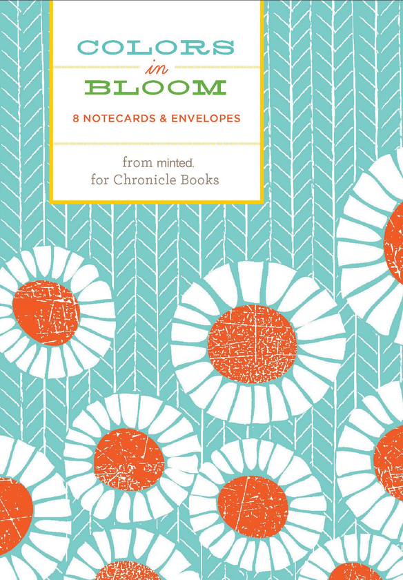 Бумажная книга «Colors in Bloom Notecards» - фото №1