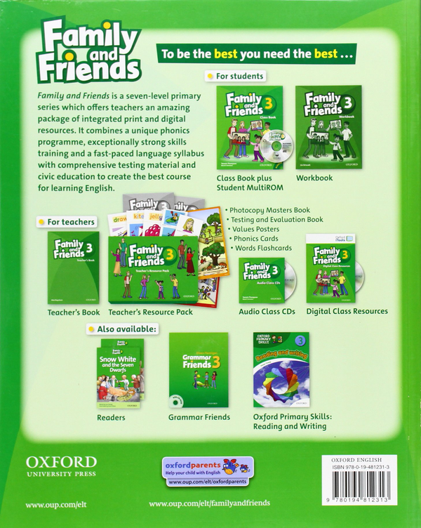 Бумажная книга «Family and Friends: 3: Class Book and MultiROM Pack», автор Тамзин Томпсон - фото №1