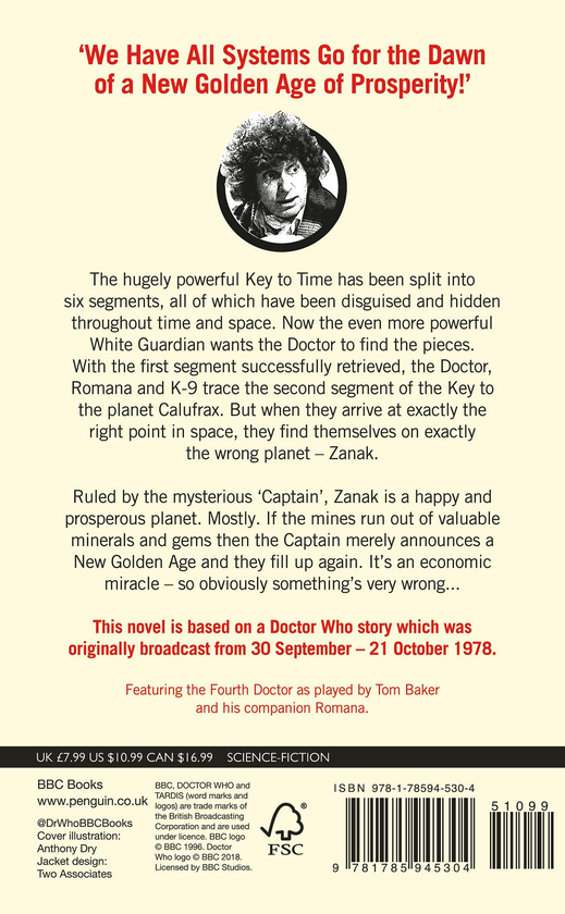 Паперова книга «Doctor Who and The Pirate Planet», авторів Дуглас Адамс, Джеймс Госс - фото №1