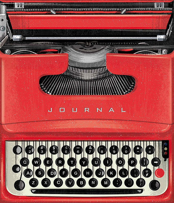 Бумажная книга «Vintage Typewriter Journal» - фото №1