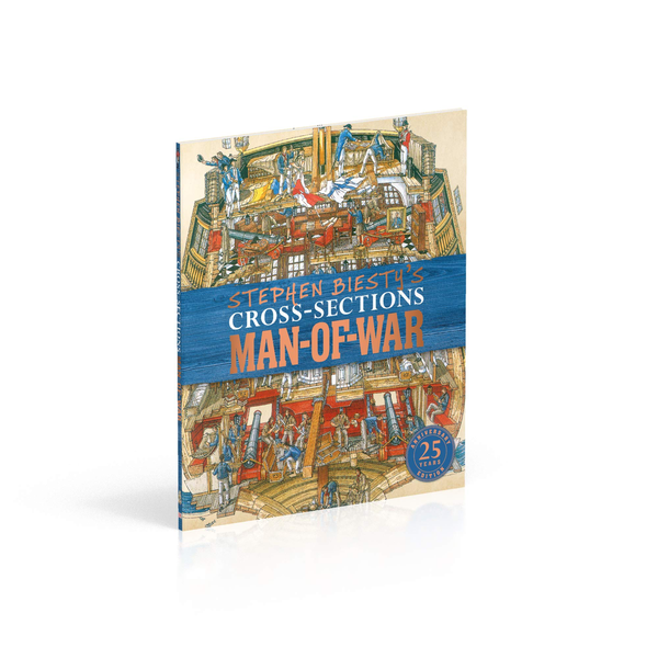 Бумажная книга «Stephen Biesty's Cross-Sections Man-of-War», автор Ричард Платт - фото №1