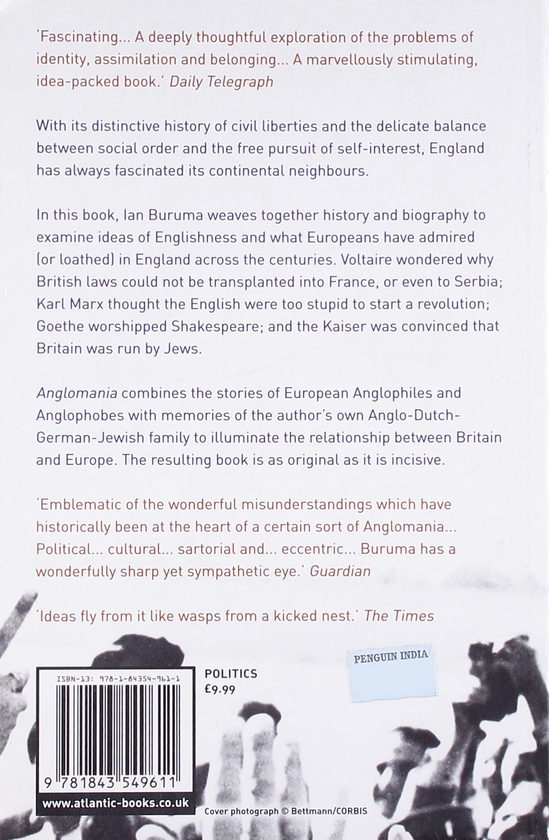 Бумажная книга «Anglomania. A European Love Affair», автор Иэн Бурума - фото №1