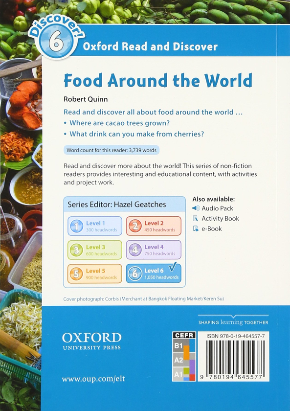 [object Object] «Oxford Read and Discover: Level 6: Food Around the World», автор Роберт Куїнн - фото №2 - мініатюра