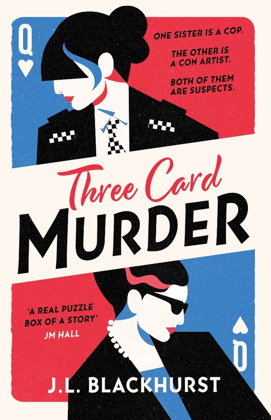 Паперова книга «Three Card Murder», автор Дж. Л. Блекхерст - фото №1