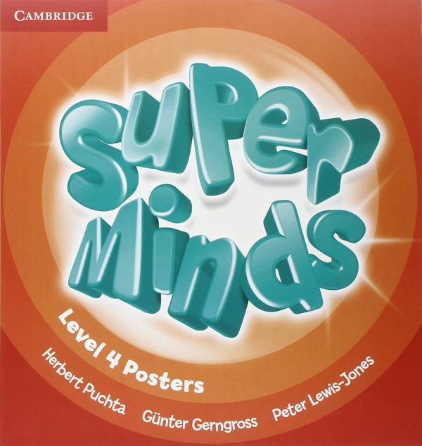 Паперова книга «Super Minds Level 4 Posters 10 pcs», авторів Ґюнтер Ґернґросс, Пітер Льюїс-Джонс, Герберт Пухта - фото №1