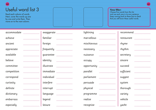 [object Object] «10 Minutes A Day Spelling Ages 7-11 Key Stage 2», автор Кэрол Вордерман - фото №4 - миниатюра