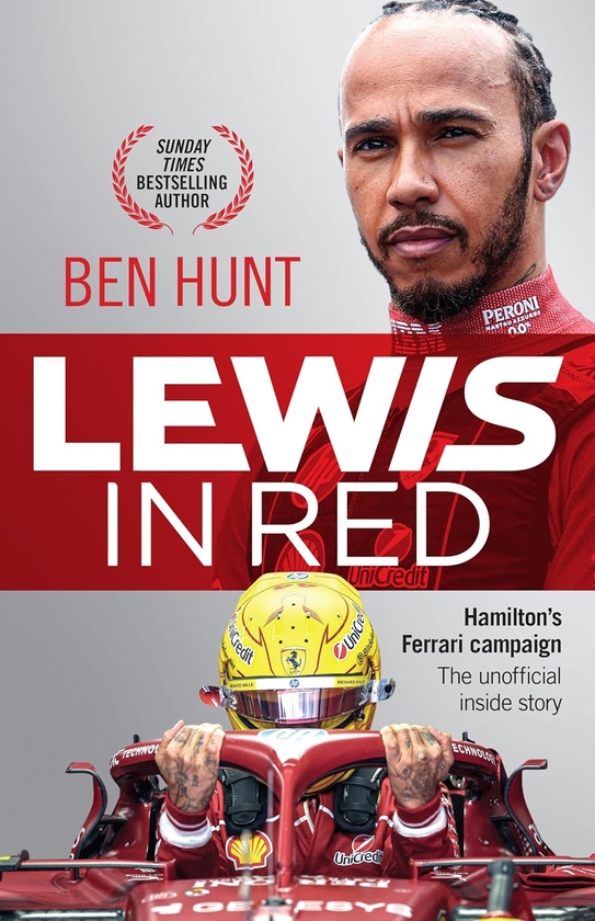 Бумажная книга «Lewis in Red: Hamilton's Ferrari campaign», автор Бен Хант - фото №1