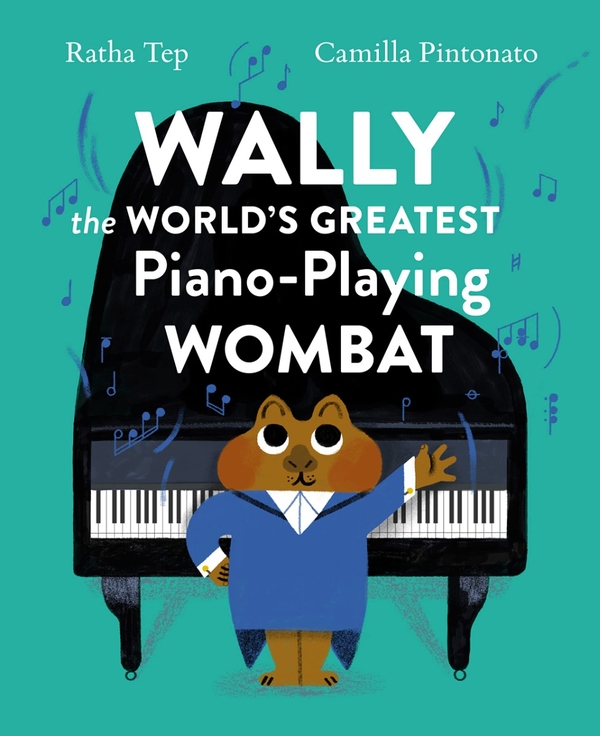 Бумажная книга «Wally the World's Greatest Piano Playing Wombat», автор Ратха Теп - фото №1