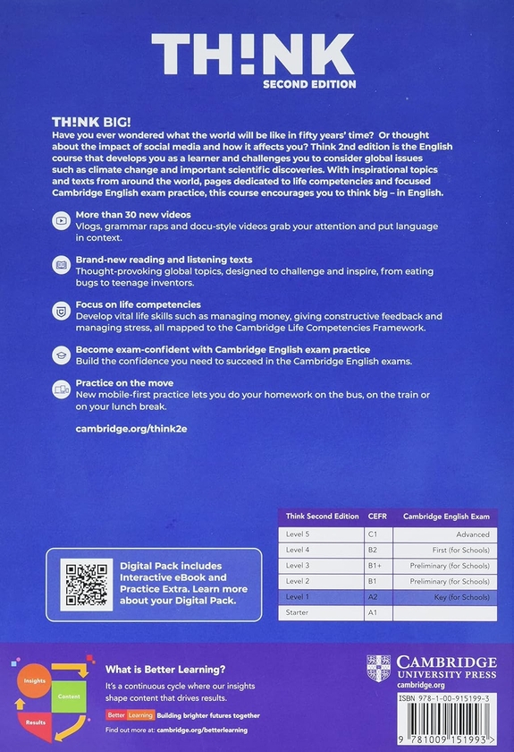 [object Object] «Think. Level 1. Student's Book with Interactive Workbook. Digital Pack (British English)», авторов Герберт Пухта, Питер Льюис-Джонс, Джефф Стрэнкс - фото №2 - миниатюра