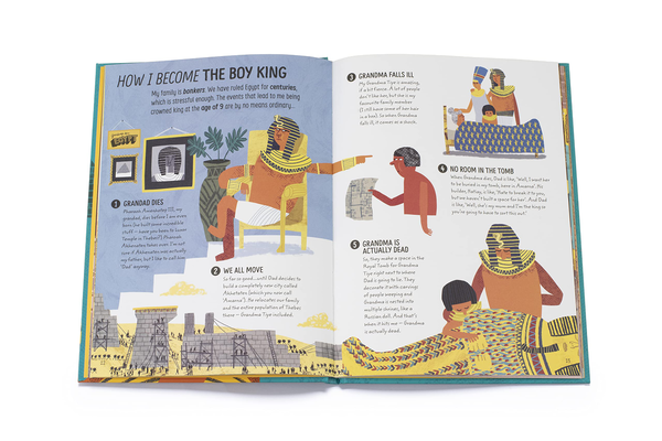Бумажная книга «King Tutankhamun Tells All!», авторов Гильерме Карстен, Крис Наунтон - фото №1