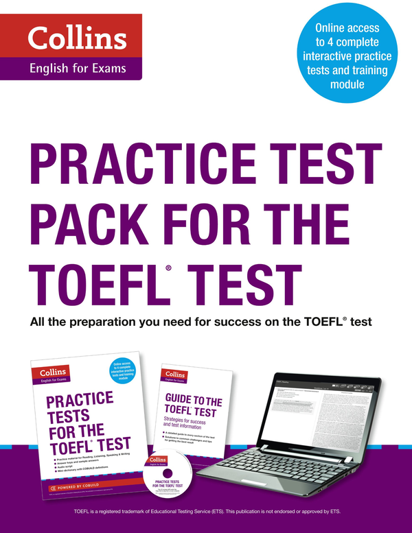 Паперова книга «Collins English for the TOEFL Test» - фото №1