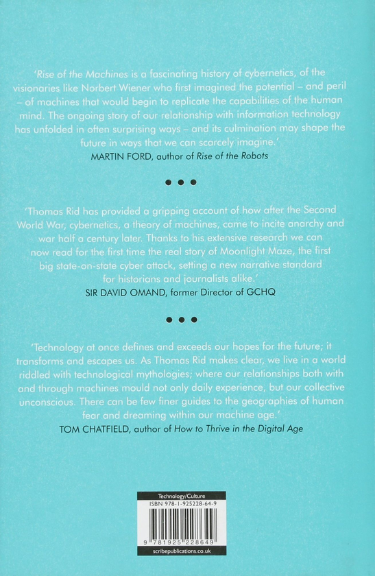 Бумажная книга «Rise of the Machines. The lost history of cybernetics», автор Томас Рид - фото №1