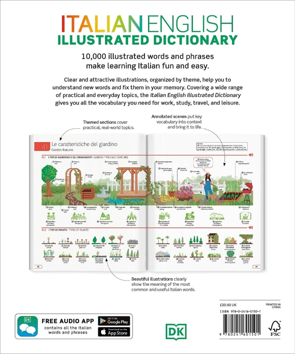 Бумажная книга «Italian English Illustrated Dictionary» - фото №1