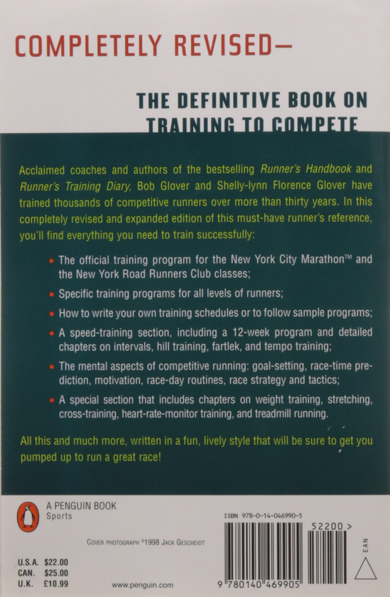 Бумажная книга «The Competitive Runner's Handbook», автор Роберт Гловер - фото №1