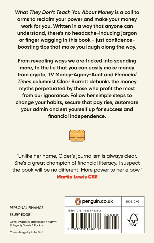 Бумажная книга «What They Don't Teach You About Money», автор Клэр Барретт - фото №1