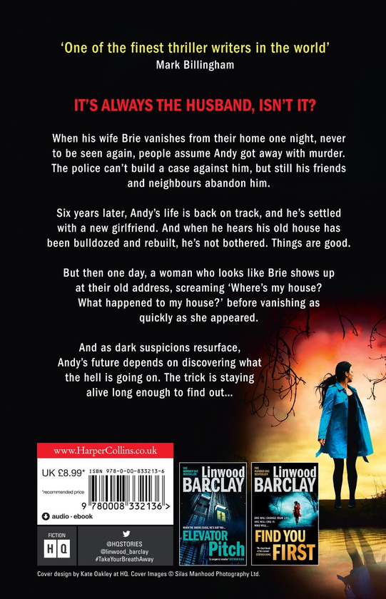 Бумажная книга «Take Your Breath Away», автор Линвуд Баркли - фото №1