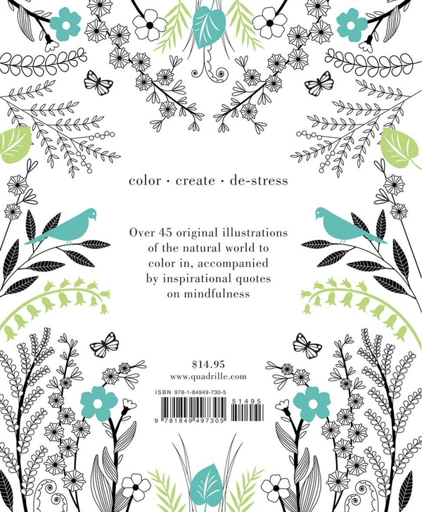 Бумажная книга «Coloring Book of Mindfulness», автор Холли Макдональд - фото №1