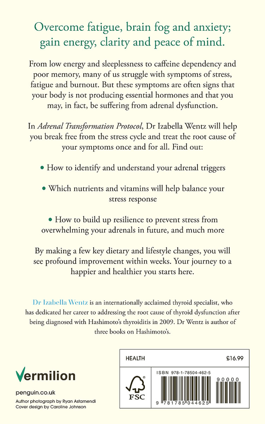 Паперова книга «Adrenal Transformation Protocol», автор Ізабелла Венц - фото №1